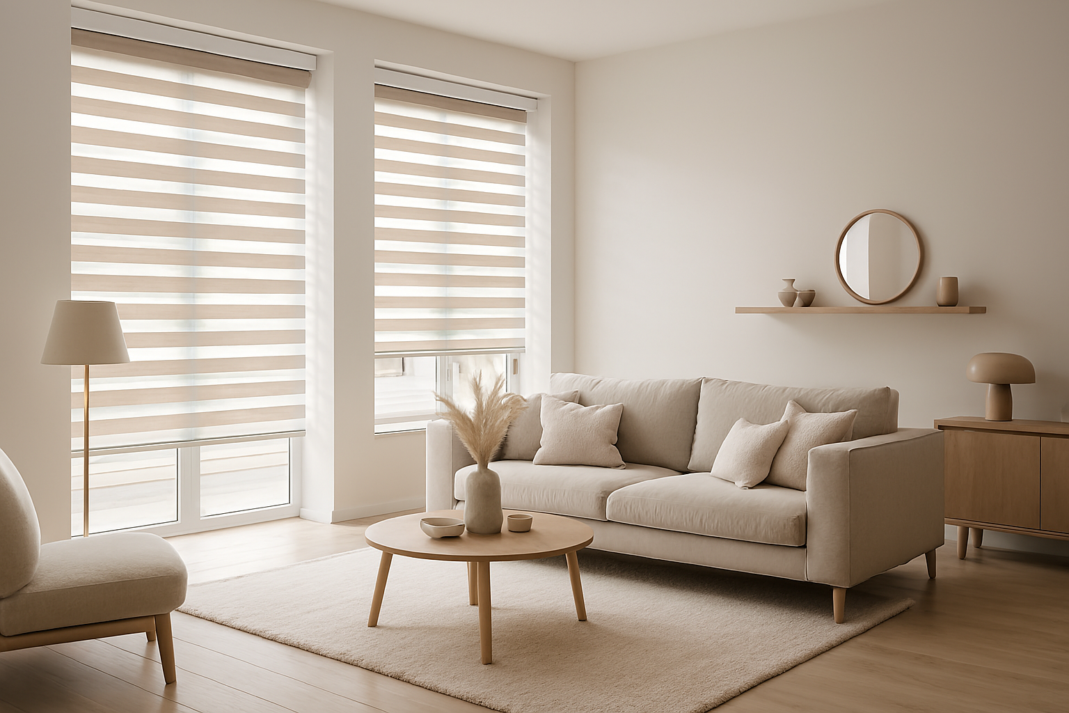 پرده زبرا روشن