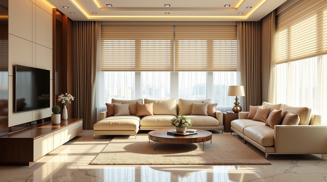 پرده زبرا کرمی